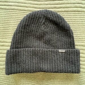 Madewell black wool-blend beanie